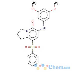 CAS No:612065-27-7 8-BENZENESULFONYL-6-(3,5-DIMETHOXYPHENYLAMINO)-2,3-DIHYDRO-1H-INDOLIZIN-5-ONE