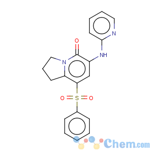 CAS No:612065-29-9 8-BENZENESULFONYL-6-(PYRIDIN-2-YLAMINO)-2,3-DIHYDRO-1H-INDOLIZIN-5-ONE