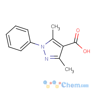 CAS No:61226-19-5 3,5-dimethyl-1-phenylpyrazole-4-carboxylic acid