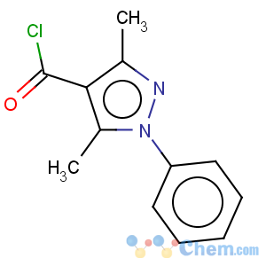 CAS No:61226-20-8 1H-Pyrazole-4-carbonylchloride, 3,5-dimethyl-1-phenyl-