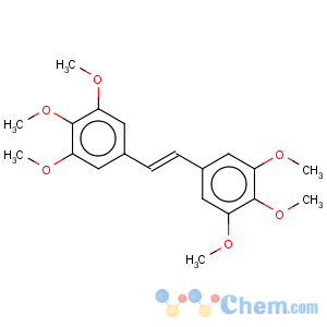 CAS No:61240-22-0 Benzene,1,1'-(1E)-1,2-ethenediylbis[3,4,5-trimethoxy-