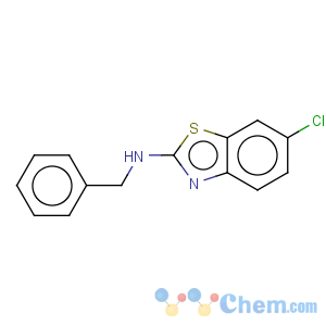 CAS No:61249-37-4 2-Benzothiazolamine,6-chloro-N-(phenylmethyl)-