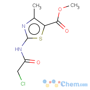 CAS No:6125-36-6 5-Thiazolecarboxylicacid, 2-[(2-chloroacetyl)amino]-4-methyl-, methyl ester