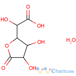 CAS No:61278-30-6 (2S)-2-[(3R,4R)-3,4-dihydroxy-5-oxooxolan-2-yl]-2-hydroxyacetic<br />acid