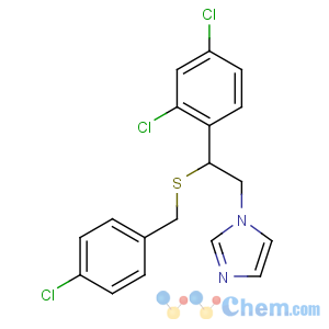 CAS No:61318-90-9 1-[2-[(4-chlorophenyl)methylsulfanyl]-2-(2,<br />4-dichlorophenyl)ethyl]imidazole