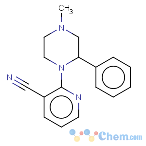 CAS No:61337-88-0 3-Pyridinecarbonitrile,2-(4-methyl-2-phenyl-1-piperazinyl)-