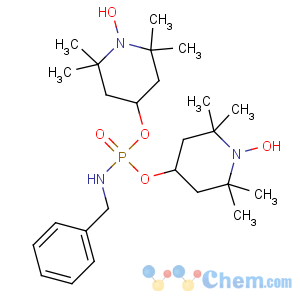 CAS No:61384-23-4 1-Piperidinyloxy,4,4'-[[[(phenylmethyl)amino]phosphinylidene]bis(oxy)]bis[2,2,6,6-tetramethyl-(9CI)