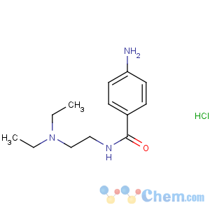 CAS No:614-39-1 4-amino-N-[2-(diethylamino)ethyl]benzamide