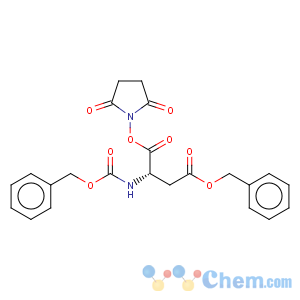 CAS No:61464-33-3 Butanoic acid,4-[(2,5-dioxo-1-pyrrolidinyl)oxy]-4-oxo-3-[[(phenylmethoxy)carbonyl]amino]-,phenylmethyl ester, (3S)- (9CI)