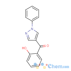 CAS No:61466-44-2 (2-hydroxyphenyl)-(1-phenylpyrazol-4-yl)methanone