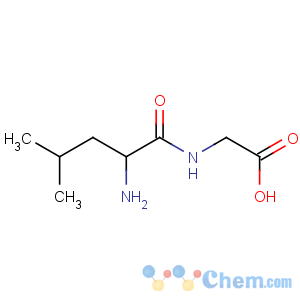 CAS No:615-82-7 2-[(2-amino-4-methylpentanoyl)amino]acetic acid