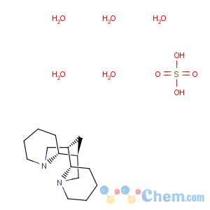 CAS No:6160-12-9 (-)-Sparteine sulfate pentahydrate