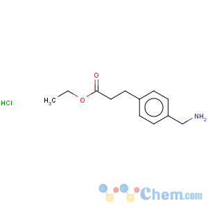 CAS No:61630-10-2 Benzenepropanoic acid,4-(aminomethyl)-, ethyl ester, hydrochloride (1:1)