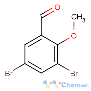 CAS No:61657-65-6 3,5-dibromo-2-methoxybenzaldehyde
