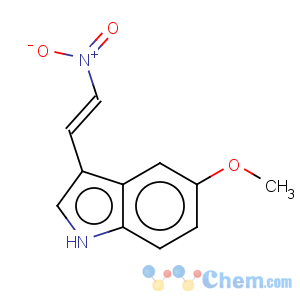 CAS No:61675-19-2 1H-Indole,5-methoxy-3-(2-nitroethenyl)-