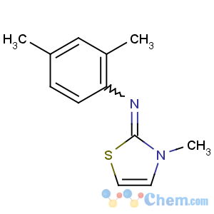 CAS No:61676-87-7 N-(2,4-dimethylphenyl)-3-methyl-1,3-thiazol-2-imine