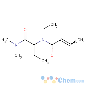 CAS No:6168-76-9 2-[[(E)-but-2-enoyl]-ethylamino]-N,N-dimethylbutanamide