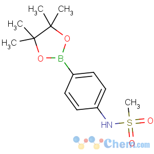 CAS No:616880-14-9 N-[4-(4,4,5,5-tetramethyl-1,3,<br />2-dioxaborolan-2-yl)phenyl]methanesulfonamide