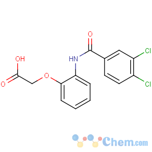 CAS No:6170-69-0 2-[2-[(3,4-dichlorobenzoyl)amino]phenoxy]acetic acid