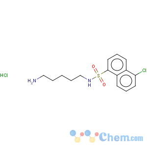CAS No:61714-24-7 n-(5-aminopentyl)-5-chloro-1-naphthalene-sulfonamide hydrochloride