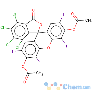 CAS No:61738-01-0 Spiro[isobenzofuran-1(3H),9'-[9H]xanthen]-3-one, 3',6'-bis(acetyloxy)-4,5,6,7-tetrachloro-2',4',5',7'-tetraiodo-