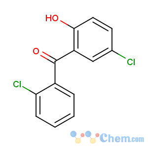 CAS No:61785-35-1 (5-chloro-2-hydroxyphenyl)-(2-chlorophenyl)methanone