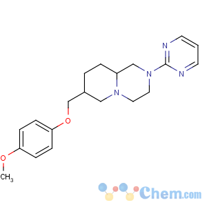 CAS No:61788-78-1 (7R,9aS)-7-[(4-methoxyphenoxy)methyl]-2-pyrimidin-2-yl-1,3,4,6,7,8,9,<br />9a-octahydropyrido[1,2-a]pyrazine