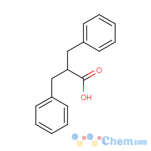 CAS No:618-68-8 Benzenepropanoic acid, a-(phenylmethyl)-