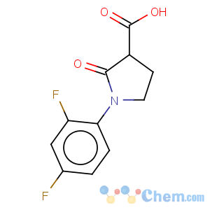 CAS No:618070-33-0 1-(2,4-difluorophenyl)-2-oxopyrrolidine-3-carboxylic acid