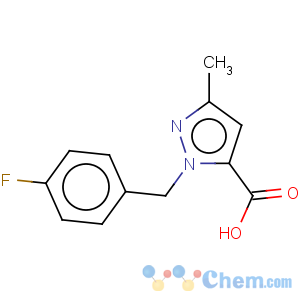 CAS No:618070-43-2 1-(4-fluorobenzyl)-3-methyl-1H-pyrazole-5-carboxylic acid