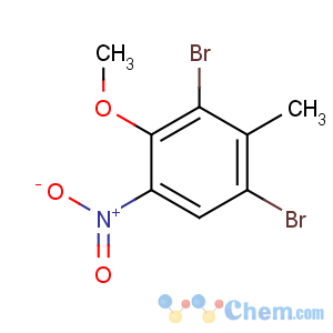 CAS No:61827-59-6 1,3-dibromo-4-methoxy-2-methyl-5-nitrobenzene