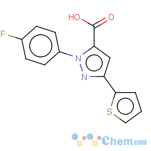 CAS No:618382-80-2 2-(4-Fluoro-phenyl)-5-thiophen-2-yl-2H-pyrazole-3-carboxylic acid