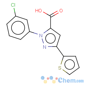 CAS No:618382-83-5 2-(3-Chloro-phenyl)-5-thiophen-2-yl-2H-pyrazole-3-carboxylic acid