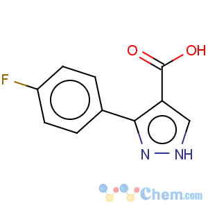 CAS No:618383-44-1 1H-Pyrazole-4-carboxylicacid, 3-(4-fluorophenyl)-