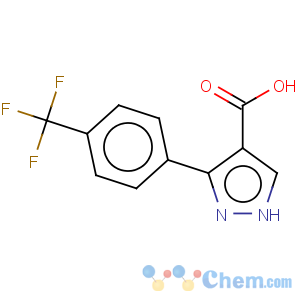 CAS No:618383-45-2 1H-Pyrazole-4-carboxylicacid, 3-[4-(trifluoromethyl)phenyl]-