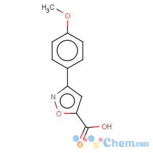 CAS No:618383-47-4 5-Isoxazolecarboxylicacid, 3-(4-methoxyphenyl)-