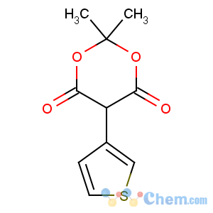 CAS No:61857-83-8 2,2-dimethyl-5-thiophen-3-yl-1,3-dioxane-4,6-dione