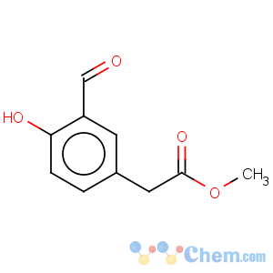 CAS No:61874-04-2 Benzeneaceticacid, 3-formyl-4-hydroxy-, methyl ester