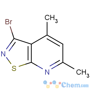 CAS No:61889-26-7 3-bromo-4,6-dimethyl-[1,2]thiazolo[5,4-b]pyridine