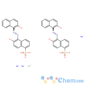 CAS No:61916-42-5 Chromate(3-),[3-(hydroxy-kO)-4-[2-[2-(hydroxy-kO)-1-naphthalenyl]diazenyl-kN1]-1-naphthalenesulfonato(3-)][6-(hydroxy-kO)-5-[2-[2-(hydroxy-kO)-1-naphthalenyl]diazenyl-kN1]-1-naphthalenesulfonato(3-)]-,sodium (1:3)