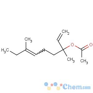CAS No:61931-80-4 [(6E)-3,7-dimethylnona-1,6-dien-3-yl] acetate