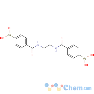 CAS No:61951-64-2 [4-[2-[(4-dihydroxyarsanylbenzoyl)amino]ethylcarbamoyl]phenyl]arsonous<br />acid