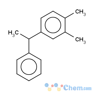 CAS No:6196-95-8 Benzene,1,2-dimethyl-4-(1-phenylethyl)-