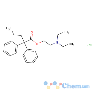 CAS No:62-68-0 2-(diethylamino)ethyl 2,2-diphenylpentanoate