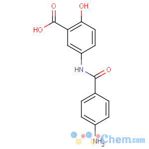 CAS No:6201-78-1 Benzoic acid,5-[(4-aminobenzoyl)amino]-2-hydroxy-