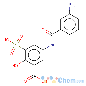 CAS No:6201-79-2 2-hydroxy-3-sulfo-5-(3-aminobenzamido)benzoic acid