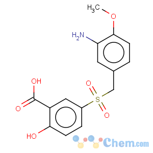 CAS No:6201-82-7 2-Hydroxy-5-(3-amino-4-methoxybenzylsulfonyl)benzoic acid