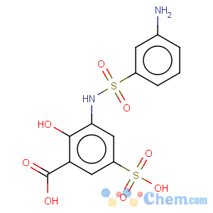 CAS No:6201-85-0 3-(3-aminophenylsulfonamido)-2-hydroxy-5-sulfobenzoic acid