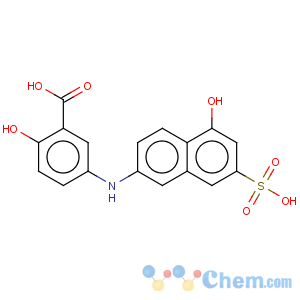 CAS No:6201-91-8 6-(3-carboxy-4-hydroxyanilino)-1-naphthol-3-sulfonic acid