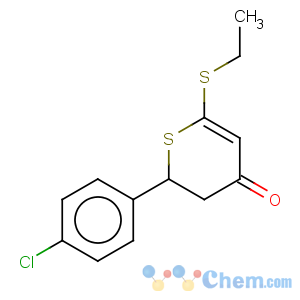 CAS No:620158-95-4 2-(4-CHLOROPHENYL)-6-ETHYLSULFANYL-2,3-DIHYDROTHIOPYRAN-4-ONE